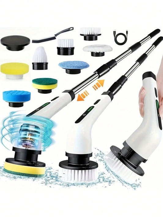 Electric Spin Scrubber — Deep Clean Bathrooms, Tiles & Kitchens in Minutes